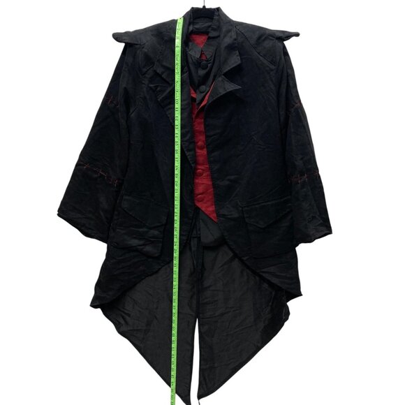 Leg Avenue Evil Mad Hatter Mens 2-Piece Halloween Costume Vest S/M Waistcoat M/L - Picture 8 of 16